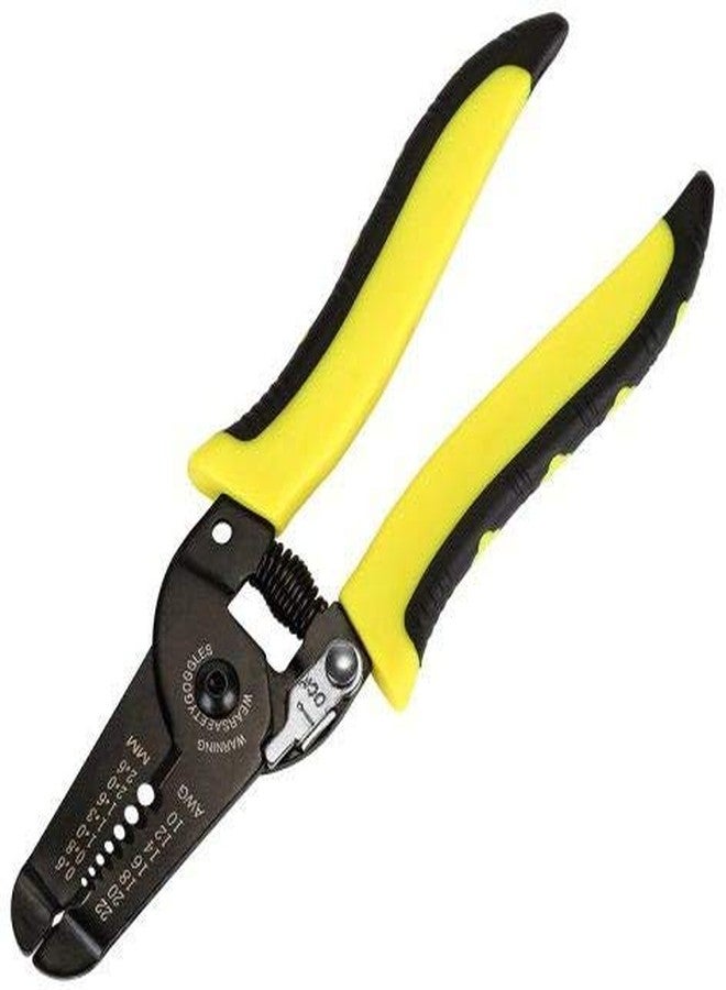 Inditrust مجموعة أدوات التجعيد الهيدروليكية متعددة الوظائف من إنديتراست RJ45 وRJ11، تتضمن قاطع/مُعرّي/كماشة لكابلات إيثرنت LAN، مع أسلاك بقياس 10-22 AWG - Image 3